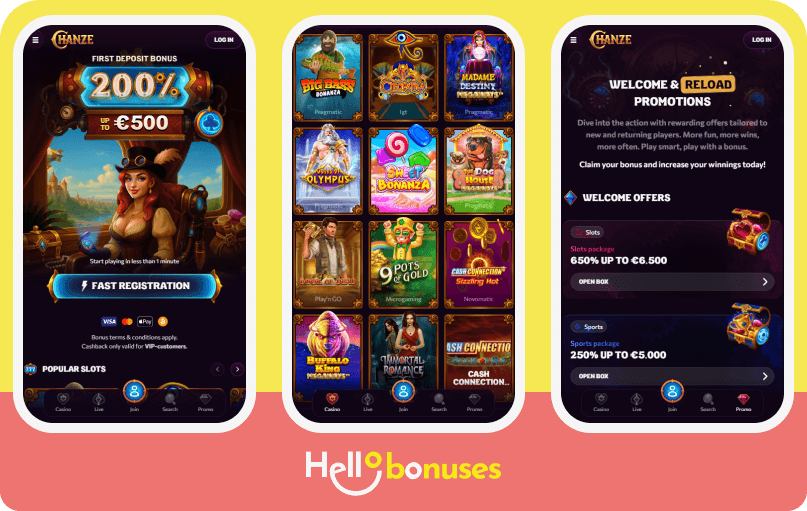 Chanze Casino móvil