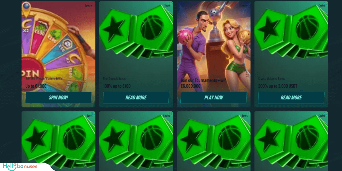 Golisimo Casino Bonuses