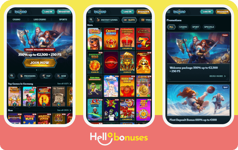 Ragnaro Casino mobile