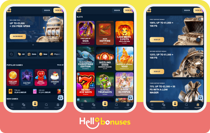 Revery Play Casino mobile