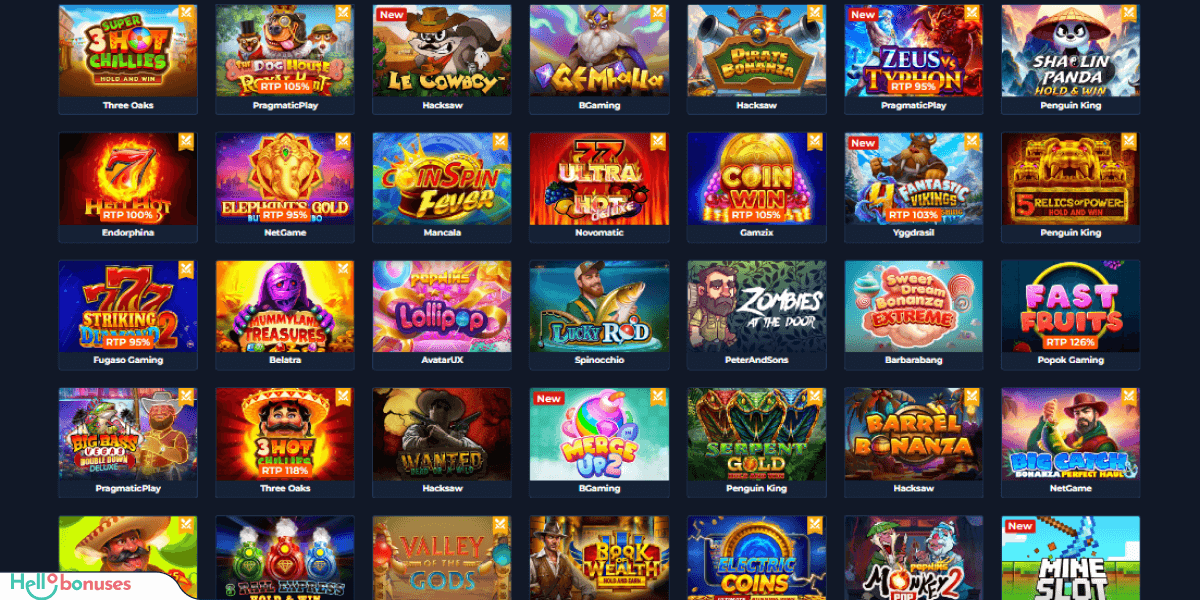 Velwins Casino Games