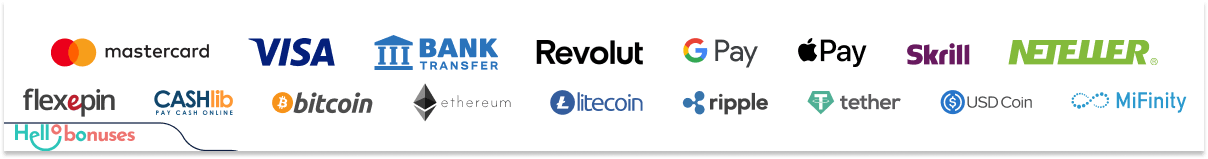 Velwins Casino payment methods