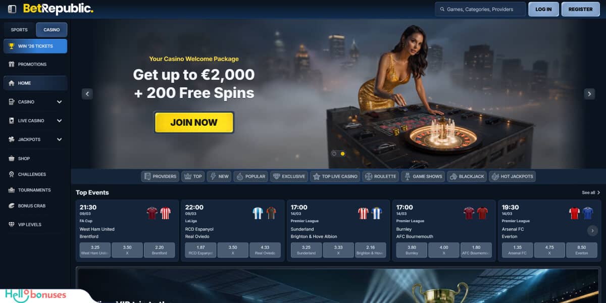 BetRepublic Casino Review