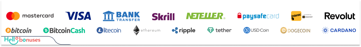 BetRepublic Casino payment methods