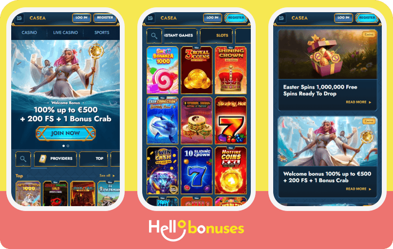 Casea Casino mobile