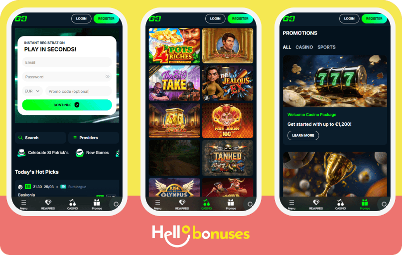 Go4Casino mobile