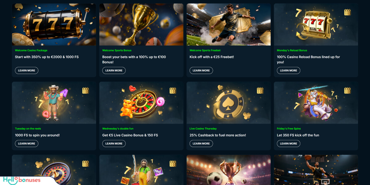 Go4Casino Bonuses