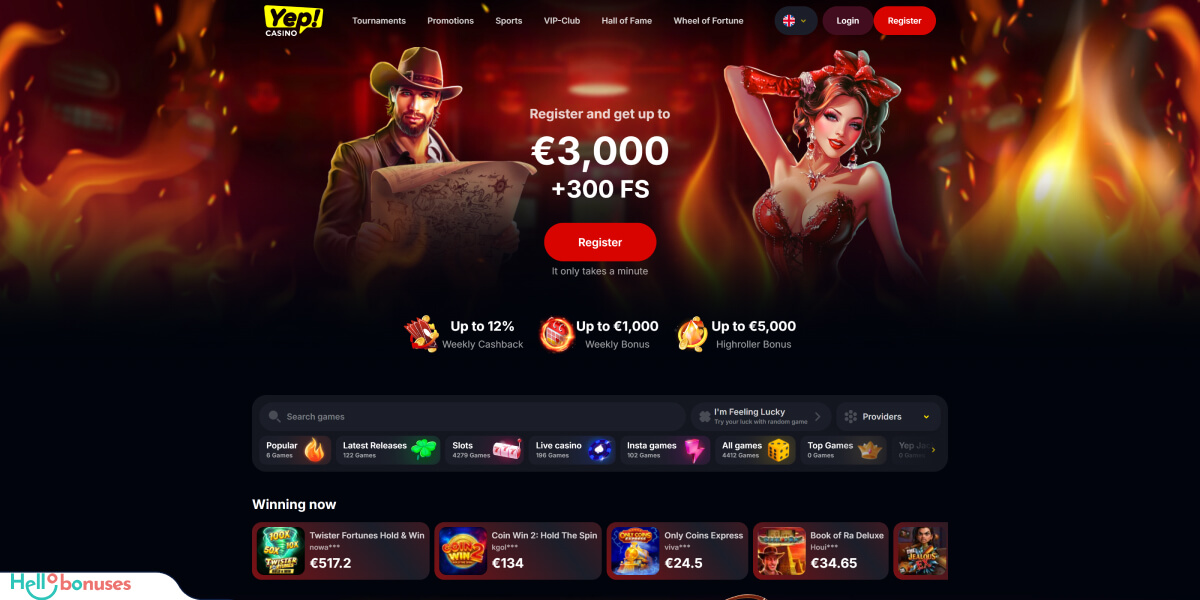 Yep Casino Review