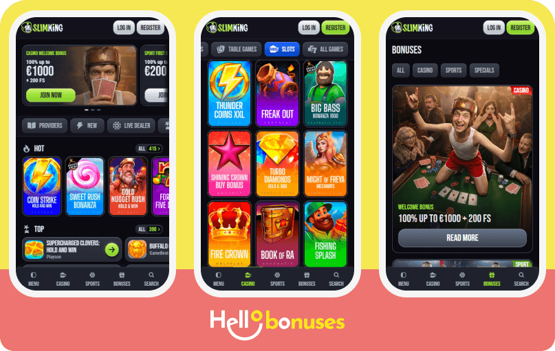 Slim King Casino mobile