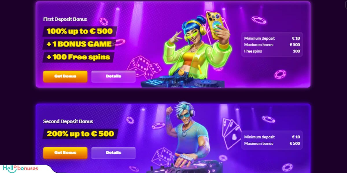 Slotrave Casino Bonuses