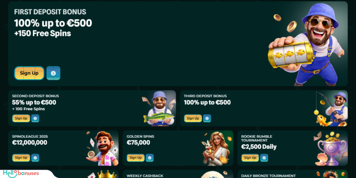 Slotrize Casino Bonuses