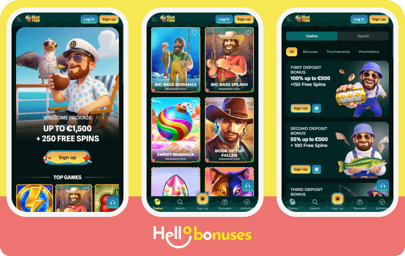 Slotrize Casino mobile