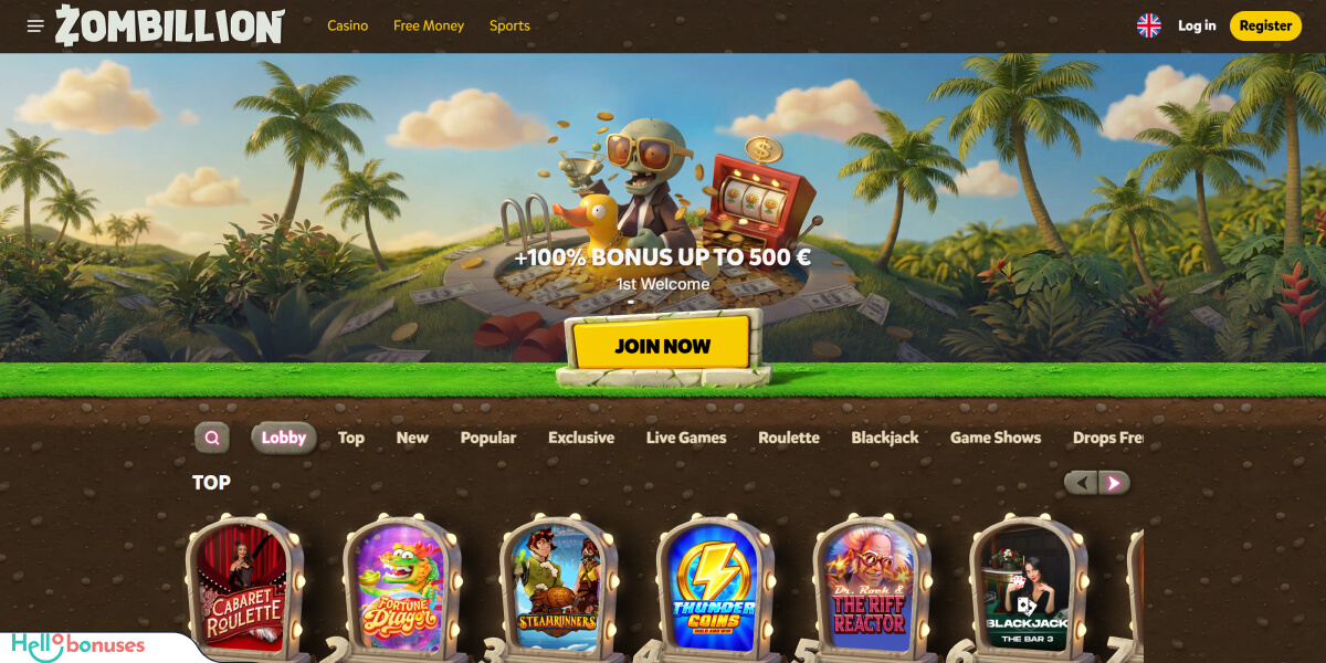 Zombillion Casino Review