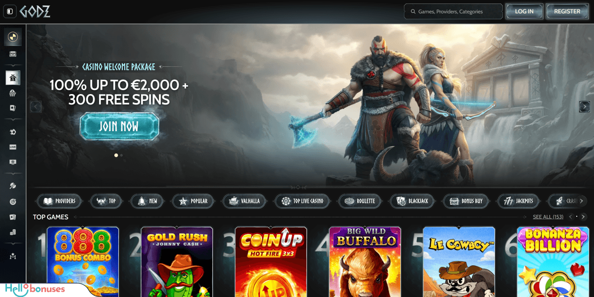Godz Casino Review