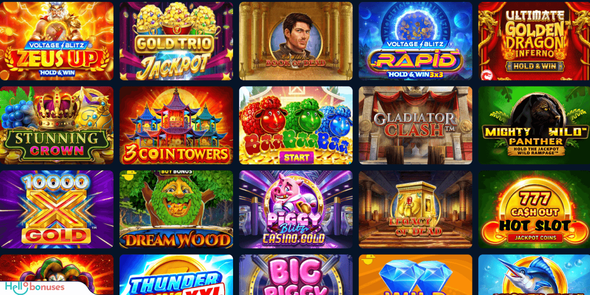 KudosBet Casino Games