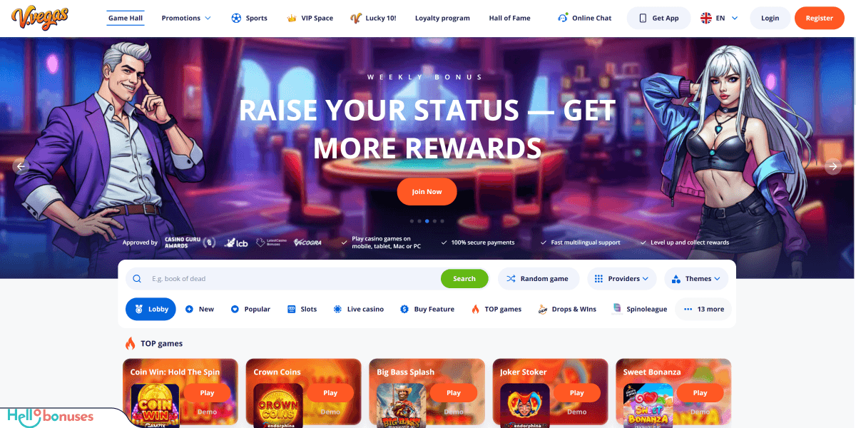 V.Vegas Casino Review