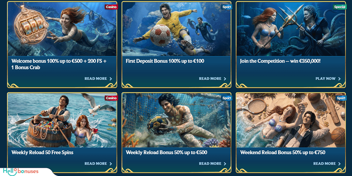 Bonos de AquaSpins Casino