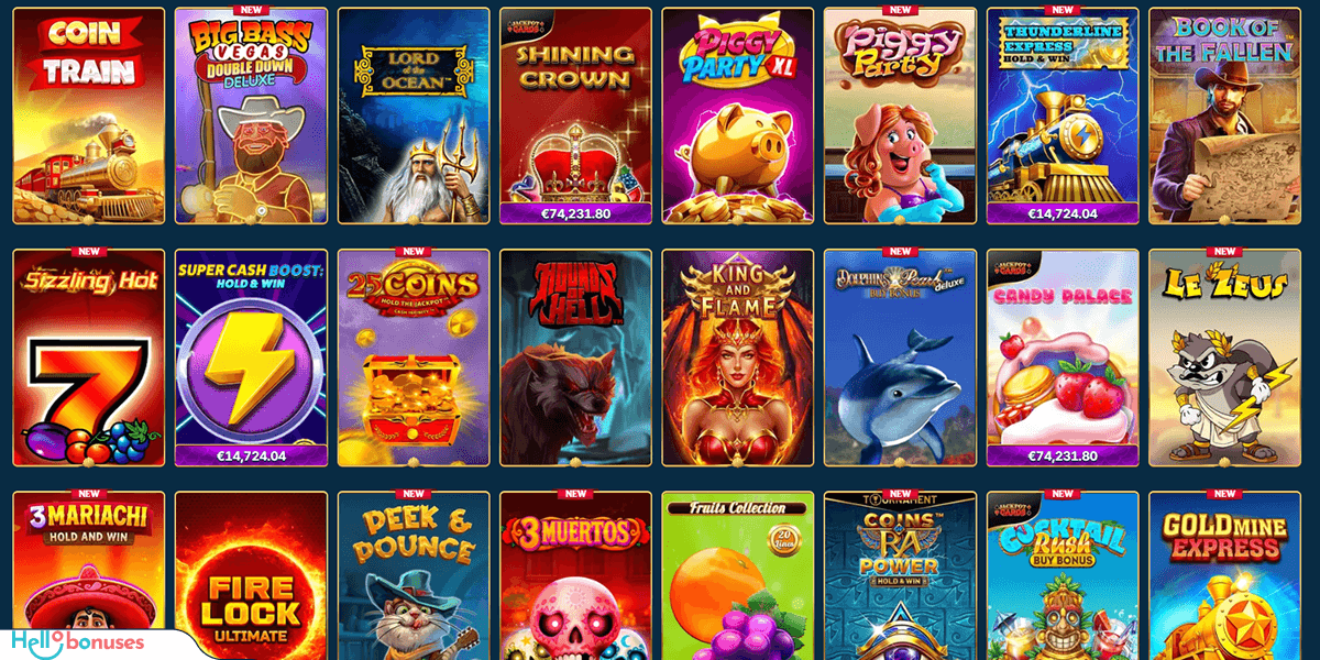 Juegos de AquaSpins Casino