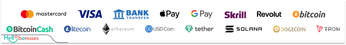 Bananzia Casino payment methods