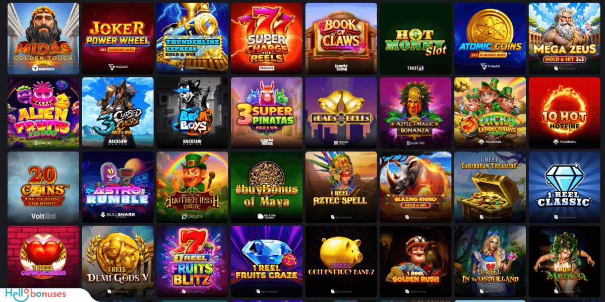 InkyBet Casino Games