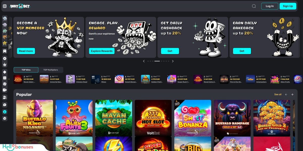 InkyBet Casino Review