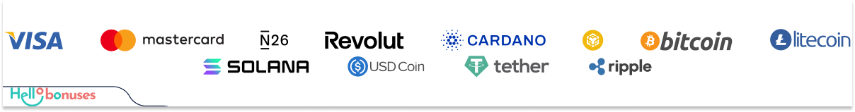 Wild Royal Casino payment methods
