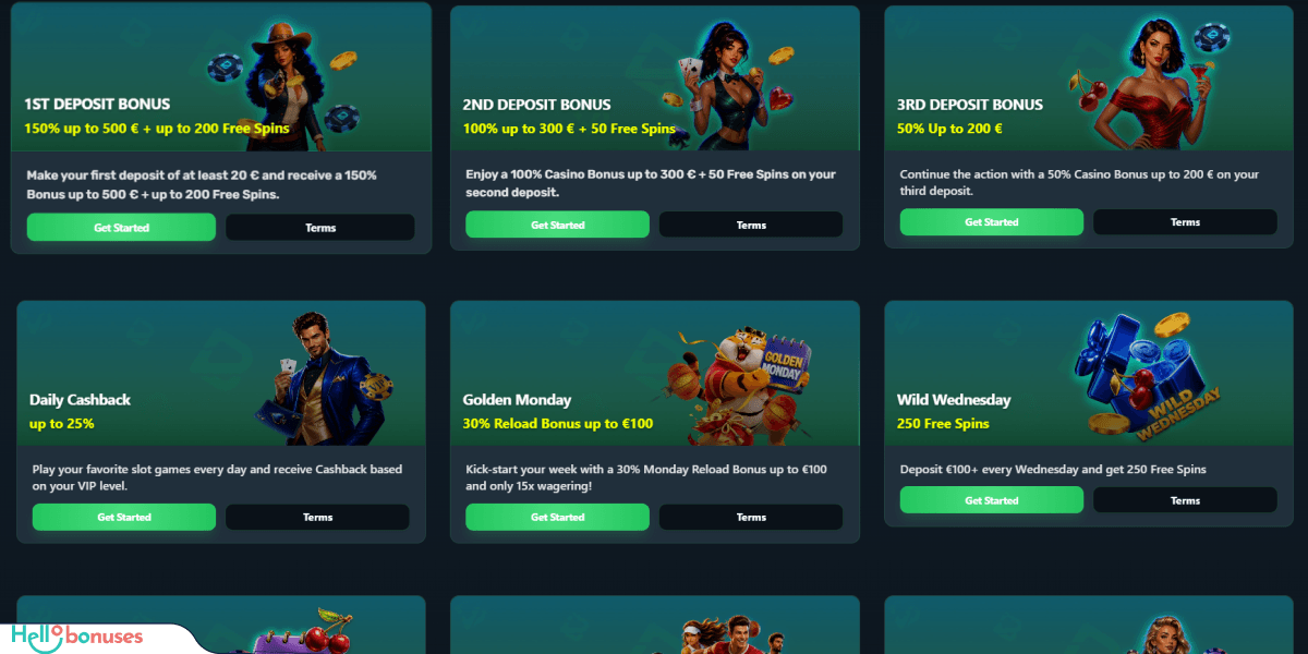 Bonus del casinò BetPortal