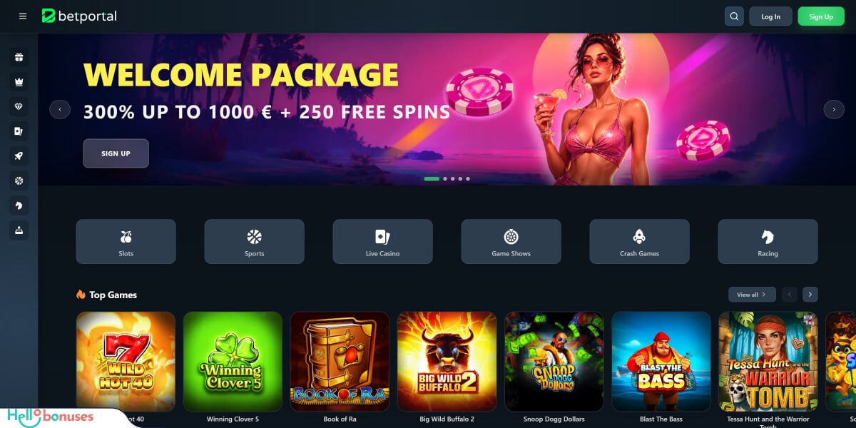 Recensione del casinò BetPortal
