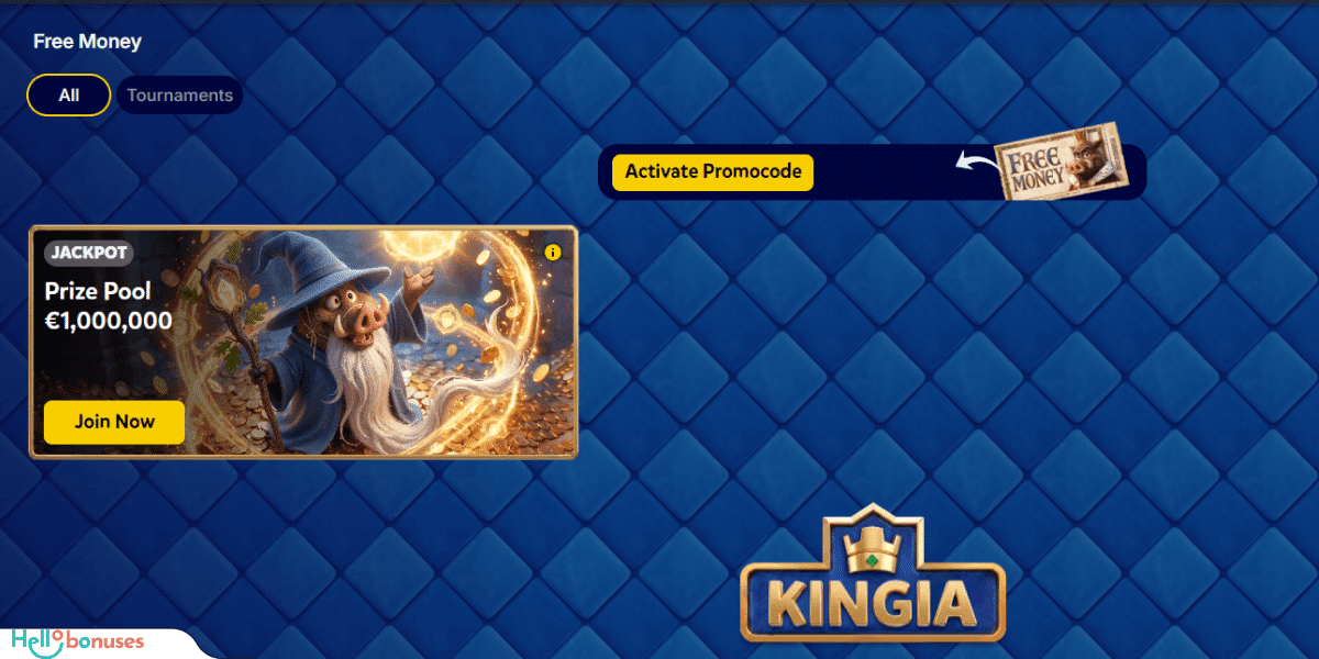 Kingia Casino Bonuses