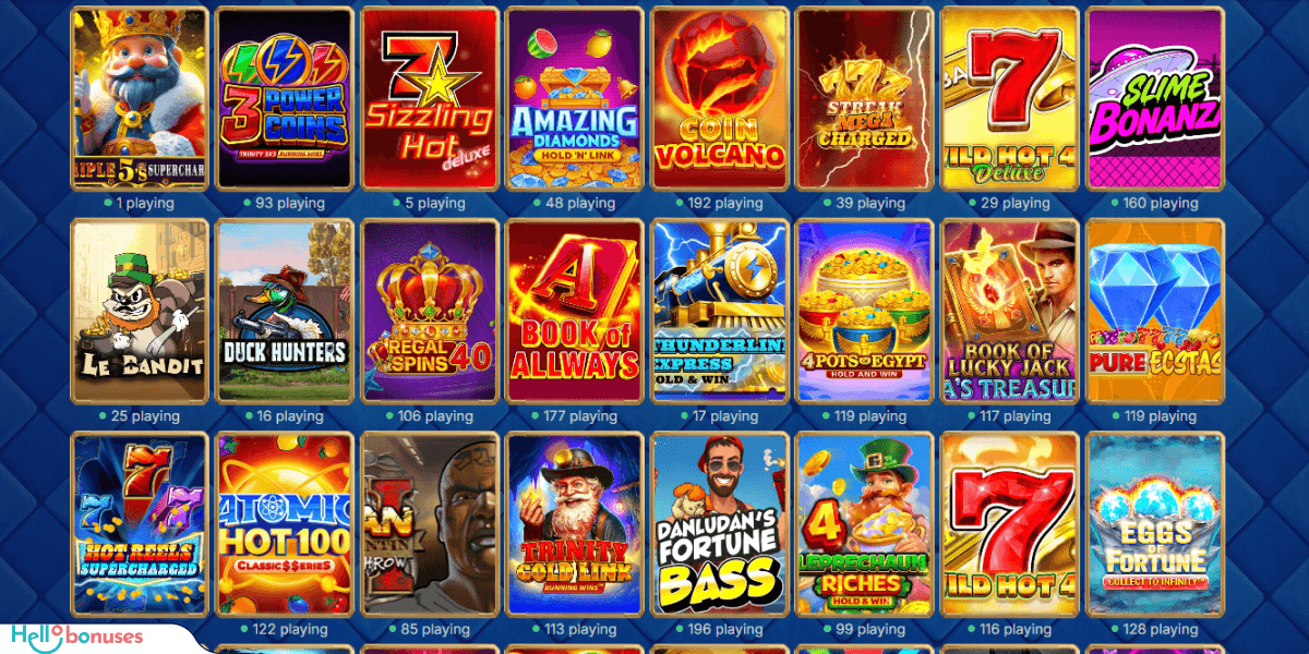 Kingia Casino Games