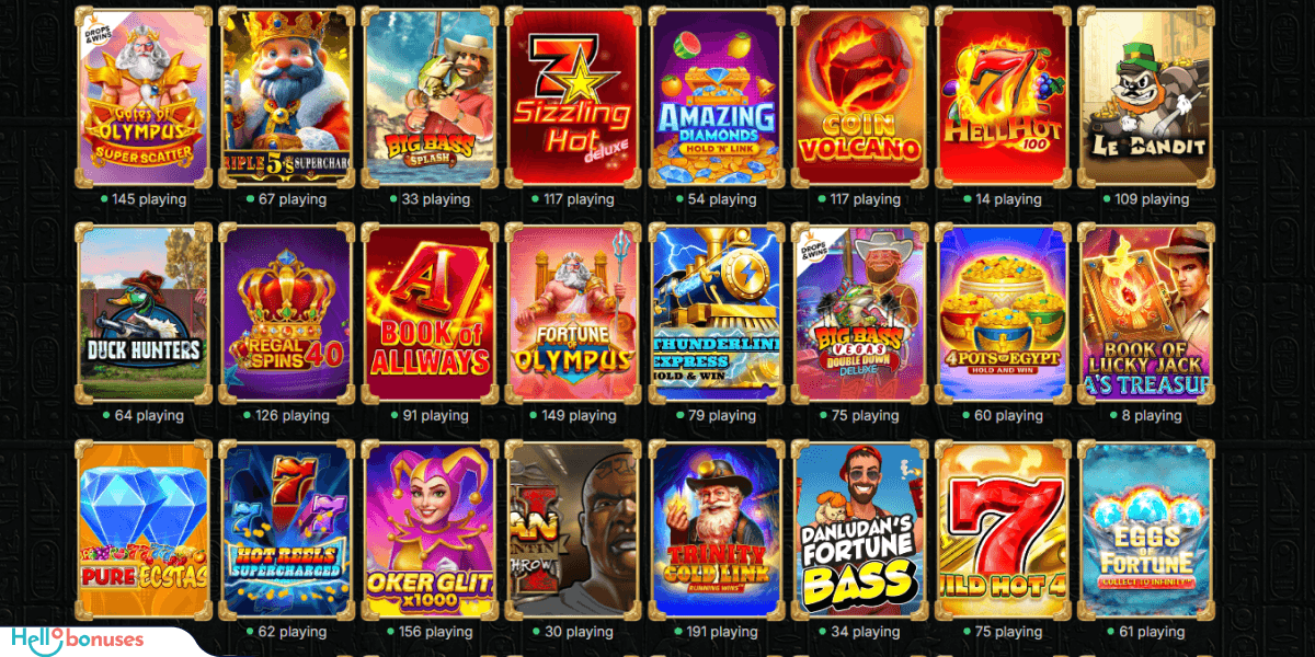 Rarawin Casino Games