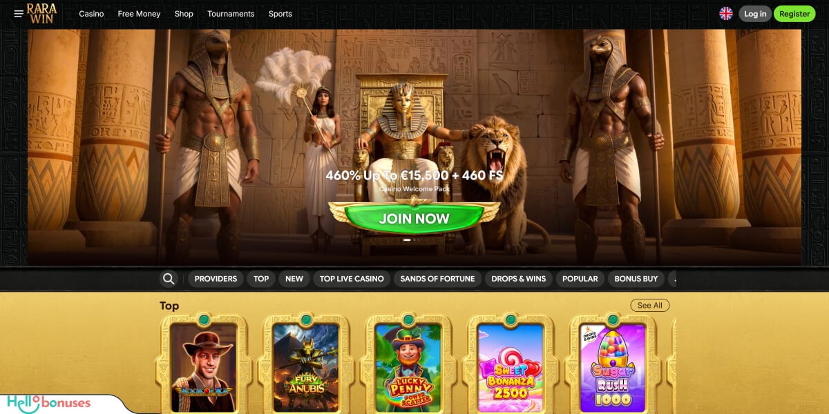 Rarawin Casino Review