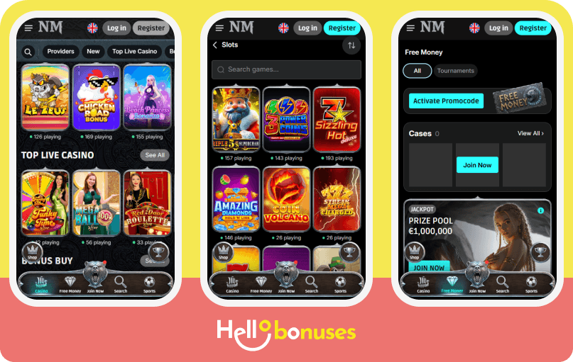 NorseMania Casino mobile