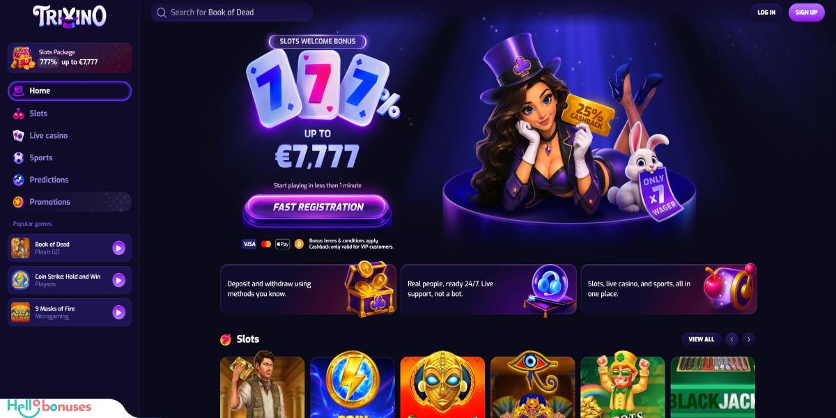 Trixino Casino Review