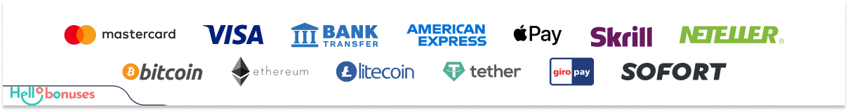 Trixino Casino payment methods